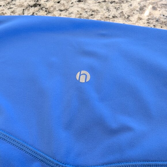 HEYNUTS Yoga Pro Leggings M High-Waisted Buttery Soft Bright Vivid Blue - Picture 5 of 7